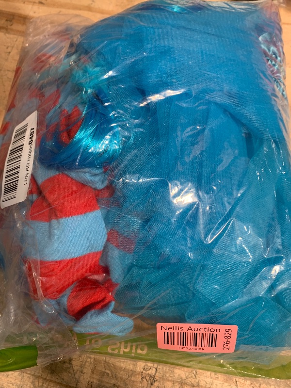 Photo 1 of 10 Pcs Halloween Costume Accessories Include Womens Tulle Tutu Ponytail Headband Striped Socks Stretchy Gloves Cyan