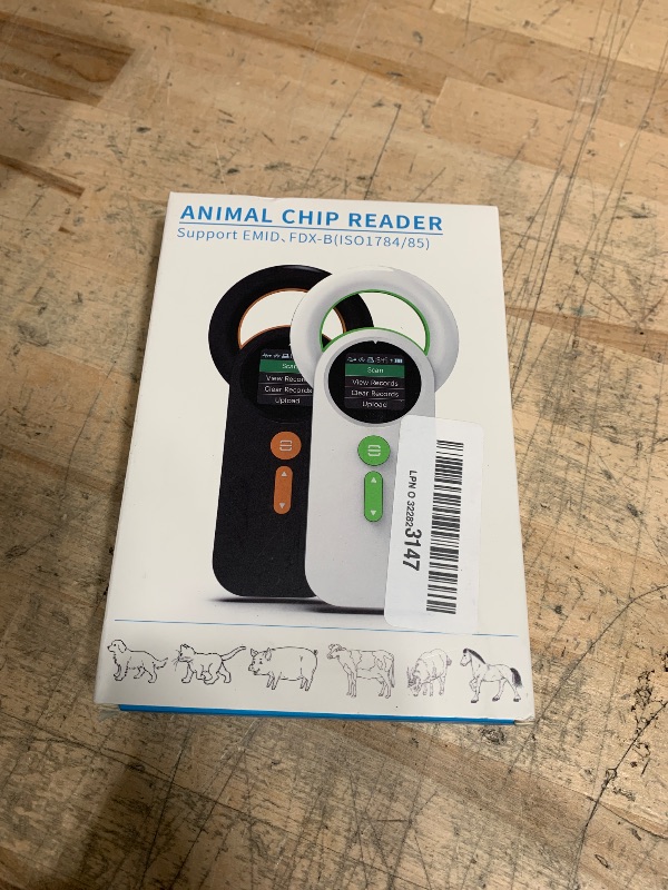 Photo 1 of Symcode Bluetooth Pet Microchip Reader Wireless RFID Animal Chip ID Reader Scanner Animal ID Tag Handheld Scanner Animal Tag Reader EMID FDX-B(ISO11784/11785) 134.2KHz/125KHz