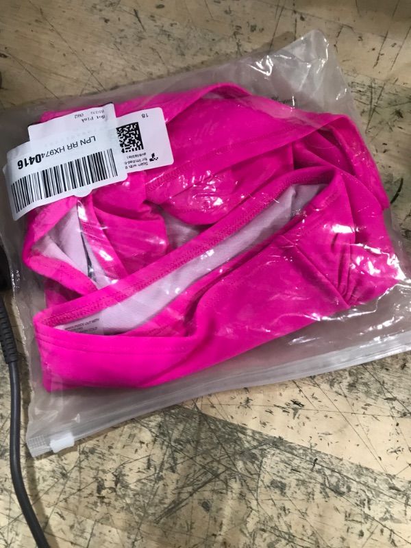 Photo 1 of GRAPENT Women's Hot Pink High Waisted Swim Bottom Ruched Bikini Tankini Swimsuit Briefs High Rise Shirred Bathing Suit Briefs Swim Bottoms Size XXL XX-Large Size 20 Size 22