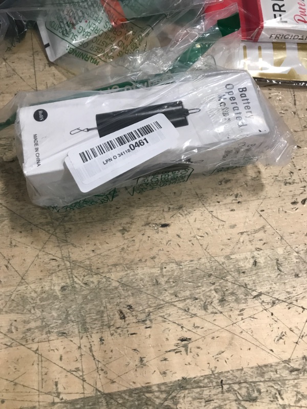 Photo 1 of 1 Piece Hanging Black Rotating Motor Wind Spinner Mobile Battery Operated Motor Multi-Purposes Rotatable Hook for Garden Decoration Accessory Supplies