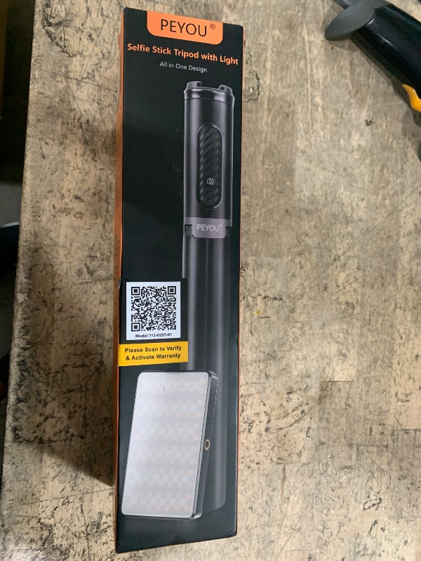 Photo 1 of 120 LED Selfie Light, Phone Light, PEYOU 6 in 1 Selfie Stick Tripod with 3 Light Modes Fill Light Clip, Selfie Stick with Bluetooth Remote, Perfect for Selfies, Makeup, TikTok, Live Streaming