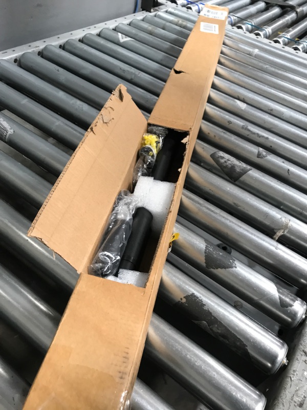 Photo 1 of 1 Inch Heavy Duty Blackout Curtain Rods for Windows, Industrial Pipe Wrap Around Room Divider Decorative Curtain Rods Wall Mount & Ceiling Mount, Black, 144-168 Inch