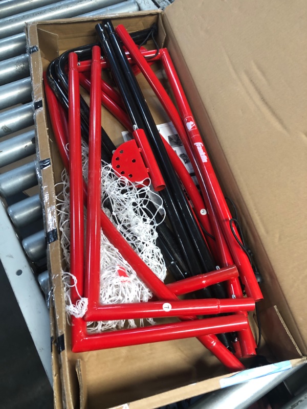 Photo 1 of (PARTS) (NOT A COMPLETE SET) Franklin Sports Unisex Youth Return Franklin Sports Baseball Pitching Target and Rebounder Net 2 in 1 Pitch Trainer Pitchback Net , Red, 68 x 44 US