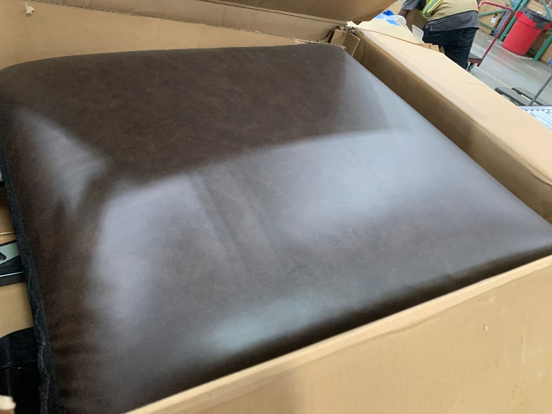 Photo 1 of (Bottom half box 2) COLAMY PU Leather Electric Power Lift Chair,Lift Recliner Chair with Thick Cushioned Padding Backrest for Living Room, Office, Bedroom ?Darkbrown?
