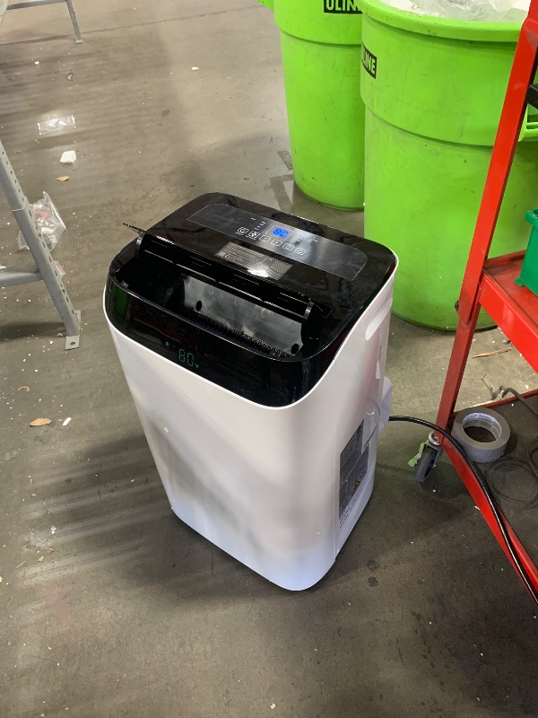 Photo 1 of 14,000 BTU Portable Air Conditioner Cools Up to 700 Sq.Ft, 3-IN-1 Energy Efficient Portable AC Unit with Remote Control & Installation Kits for Large Room, Campervan, Office, Temporary Space