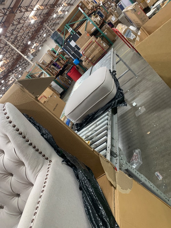 Photo 1 of Christopher Knight Home Alfred Natural Fabric Club Chair with Ottoman, Beige, Black, 35D x 32W x 34H in