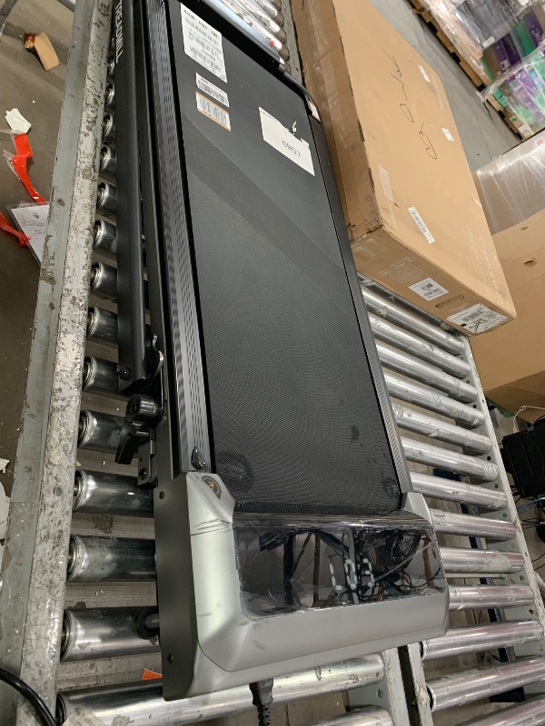 Photo 1 of ***PARTS ONLY**MISSING POWERCORD**Acezoe Walking Pad Under Desk Treadmill with Incline, 2 in 1 Foldable Treadmills for Home Small Office, 300 lbs Capacity, Portable Compact Walking Treadmill with Remote Control, LED Display and Apps