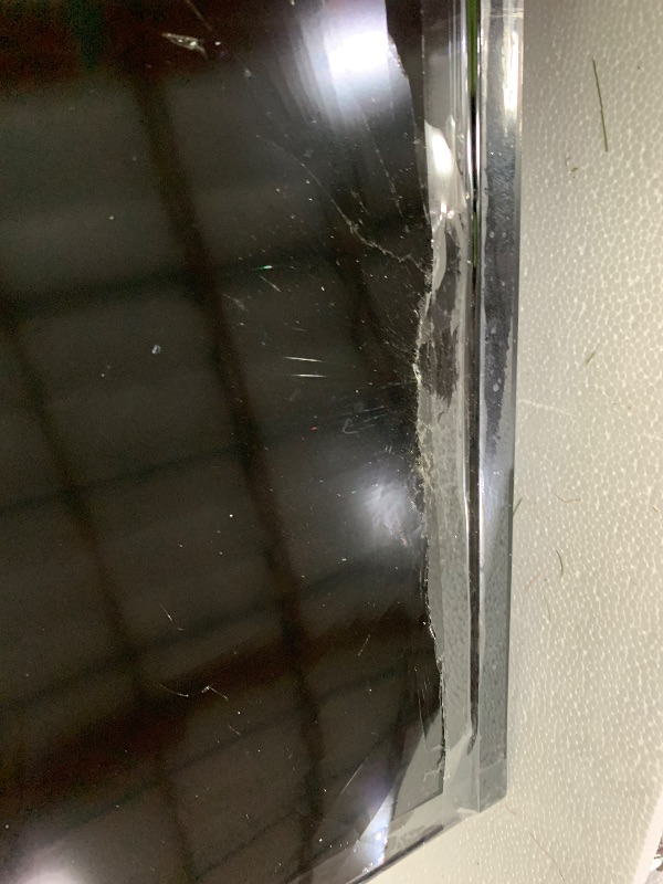 Photo 1 of CRACKED/BROKEN SCREEN; DAMAGED PIXELS**Roku Smart TV – 43-Inch Select Series 4K HDR RokuTV with Roku Enhanced Voice Remote
