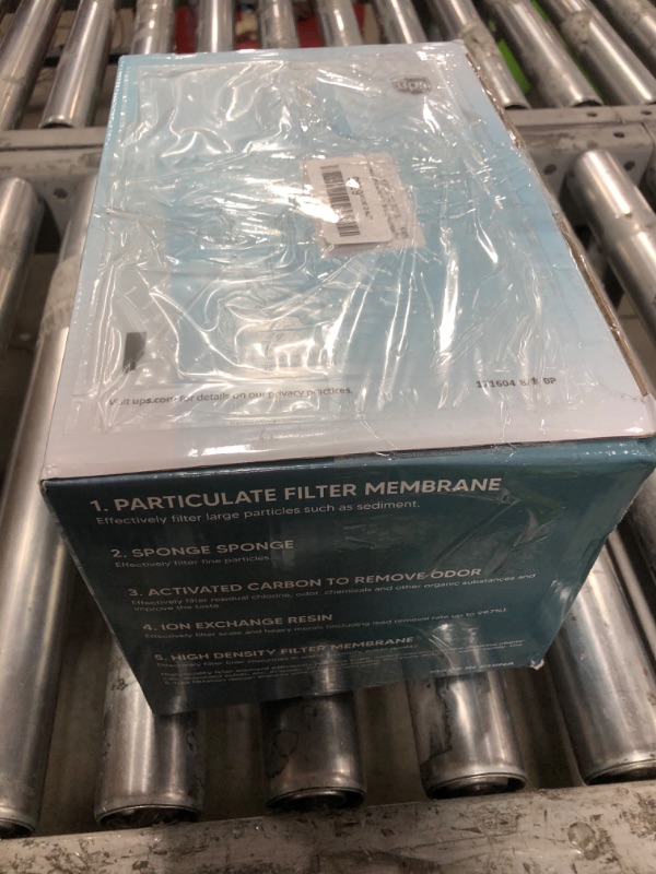 Photo 1 of ***MISSING 2 FILTERS*** BOGDA 6 Pack Water Filter Replacement Zero, 5-Stage Compatible with Zero Pitcher and Dispenser, Fit for Zero Filter Water Replacement Filters and ZR-001 ZR-017 ZR-004