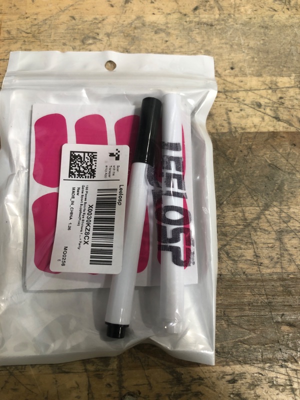 Photo 1 of 160 Pieces Sports Eye Stickers for Kids Football Softball Baseball Face Stickers Lacrosse Fans Eye Strips with 2 Pencils for Party Game Sport Supplies(Pink)