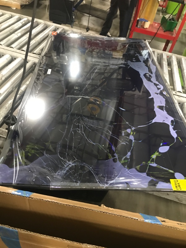 Photo 1 of *************SCREEN SMASHED, NON-FUNCTIONAL************

TCL 55-Inch Class S5 UHD 4K LED Smart TV with Fire TV (55S551F, 2024 Model), Dolby Vision, HDR PRO+, Dolby Atmos, Alexa Built-in with Voice Remote, Apple AirPlay 2 Compatibility, Streaming Televisio