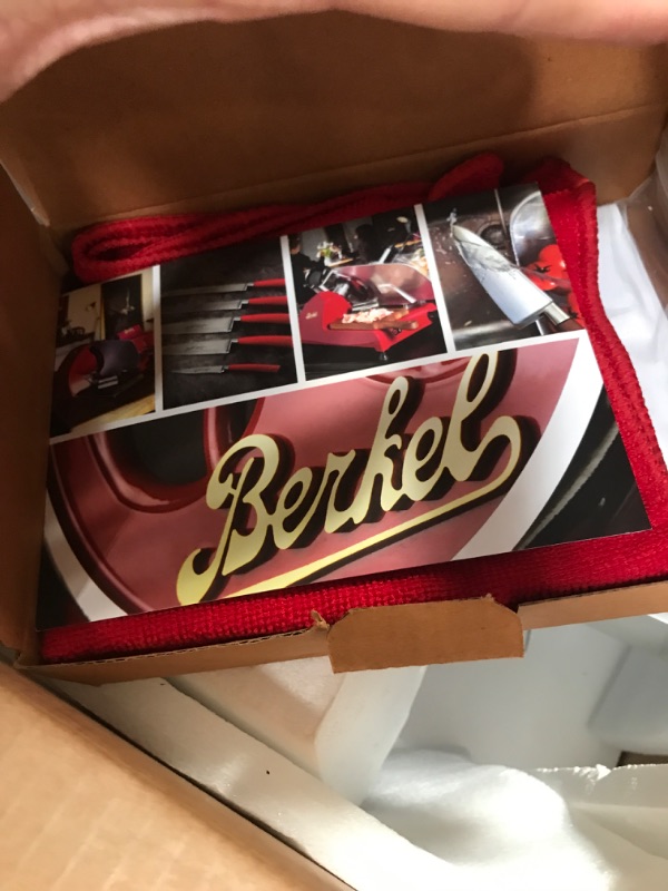 Photo 1 of Berkel Red Line 250 Electric Food Slicer - Red | 10" Blade | Perfect Cuts & Reduced Waste | Built-In Sharpener | Premium Kitchen Appliance | Italian Heritage Since 1898