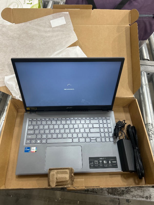 Photo 1 of Acer Aspire 5 A515-57-53T2 Slim Laptop | 15.6" Full HD IPS Display | 12th Gen Intel Core i5-1235U | 8GB DDR4 | 512GB NVMe SSD | 802.11ax Wi-Fi 6 | Thunderbolt 4 | Backlit Keyboard | Windows 11 Home