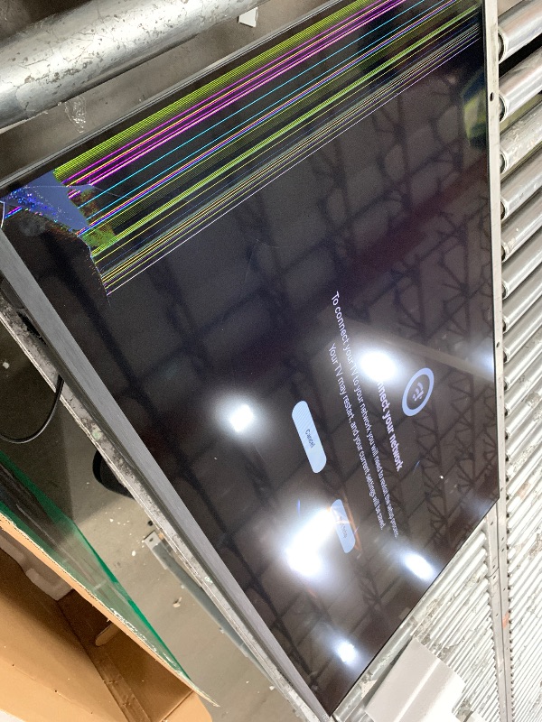 Photo 1 of ****************SCREEN HEAVILY DAMAGED, STILL WORKS*********************

VIZIO 40-inch Full HD 1080p Smart TV with DTS Virtual: X, Alexa Compatibility, Google Cast Built-in, Bluetooth Headphone Capable, (VFD40M-08 New)