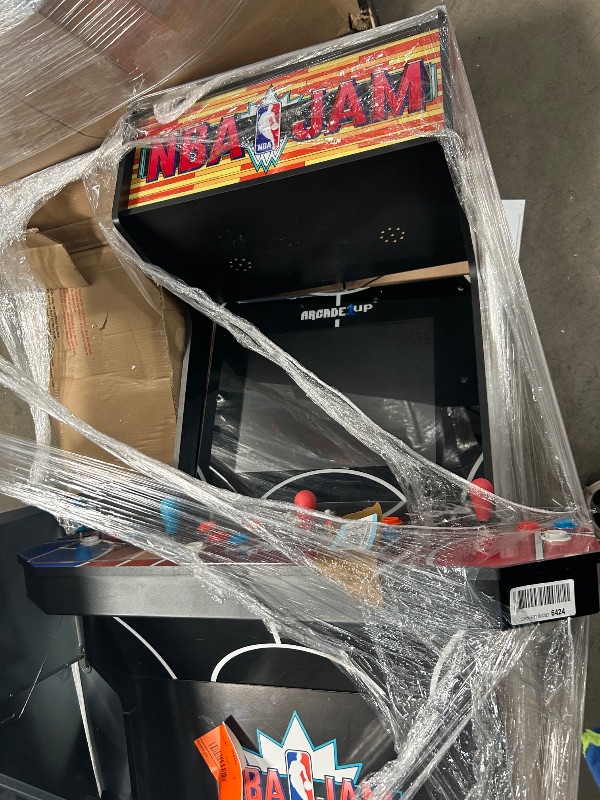 Photo 1 of ARCADE1UP NBA Jam 30th Anniversary Deluxe Arcade Machine, Built for Your Home, 5 Foot Tall Cabinet with 3 Classic Games