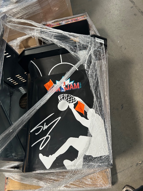 Photo 1 of ARCADE1UP NBA Jam 30th Anniversary Deluxe Arcade Machine, Built for Your Home, 5 Foot Tall Cabinet with 3 Classic Games