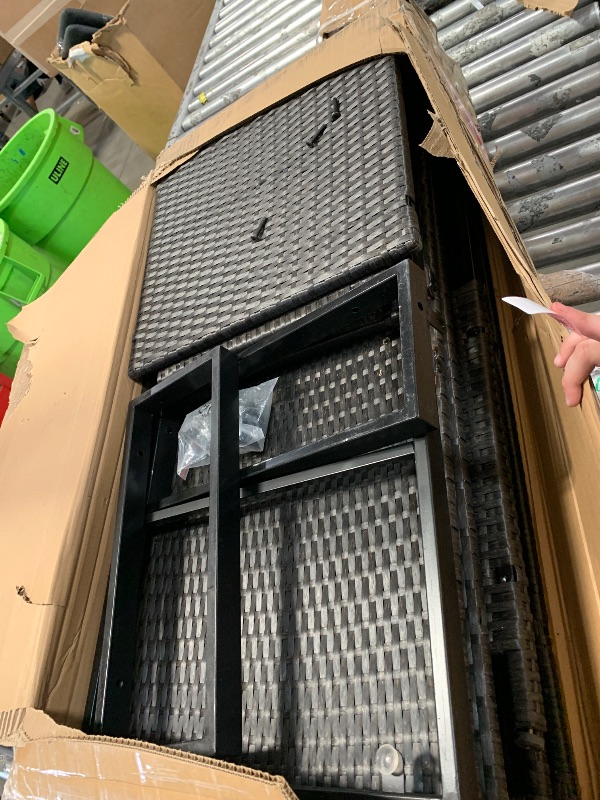 Photo 1 of *** PARTS ONLY *** patio set. Black. 
