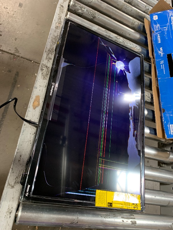 Photo 1 of **************SCREEN DAMAGED, NON-FUNCTIONAL**************

Westinghouse Roku TV - 24 Inch Smart Television, 720P LED HD with Wi-Fi Connectivity and Mobile App, Flat Screen Compatible with Apple Home Kit, Alexa and Google Assistant