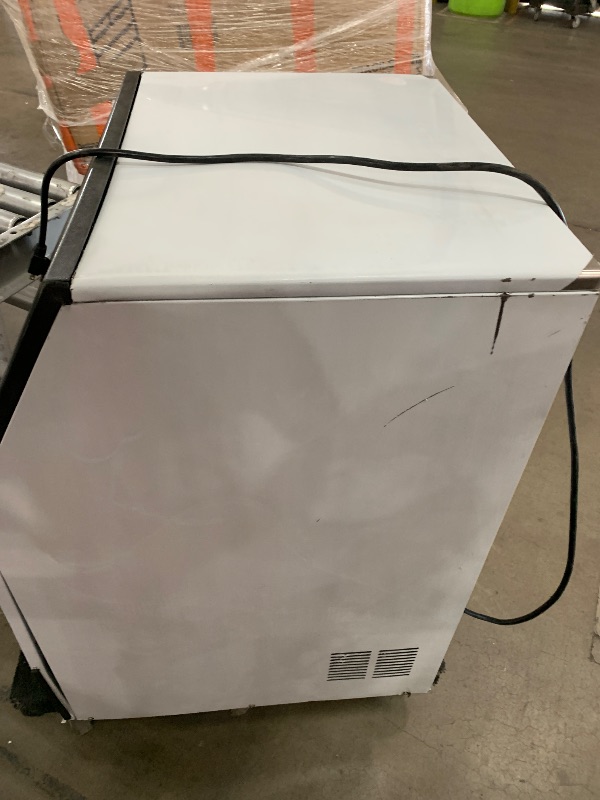 Photo 1 of VEVOR Commercial Ice Maker, 160lbs/24H, Ice Maker Machine, 80 Ice Cubes in 12-15 Minutes, Freestanding Cabinet Ice Maker with 66lbs Storage Capacity LED Digital Display, for Bar Home Office Restaurant