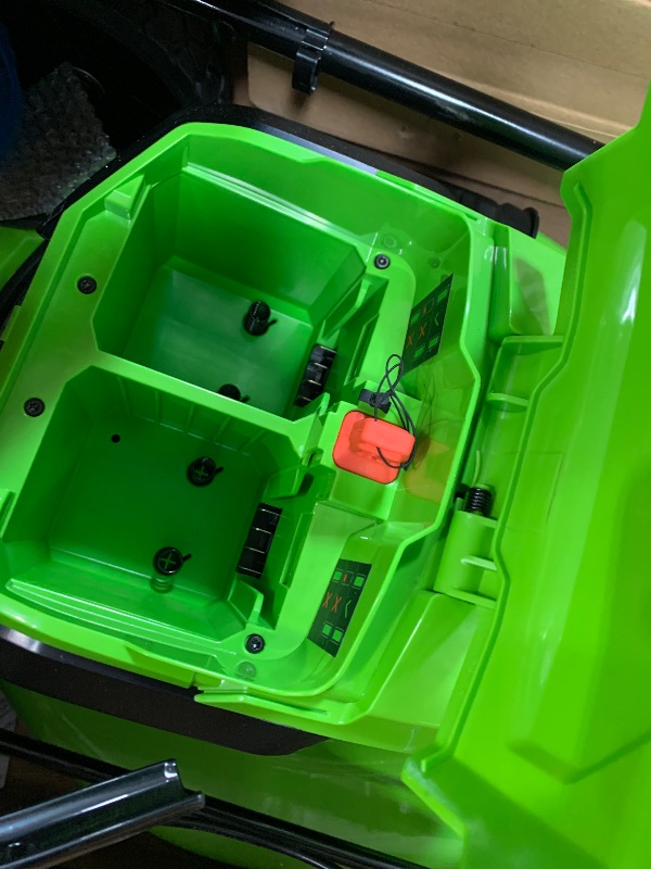 Photo 1 of *************DOES NOT INCLUDE THE BLOWER, TRIMMER, OR THE BATTERIES OR CHARGER**************

Greenworks 48V (2x24V) 20" Brushless Mower+12" String Trimmer +320CFM Blower,(2) 4.0Ah Batteries and 4A Dual Port Charger