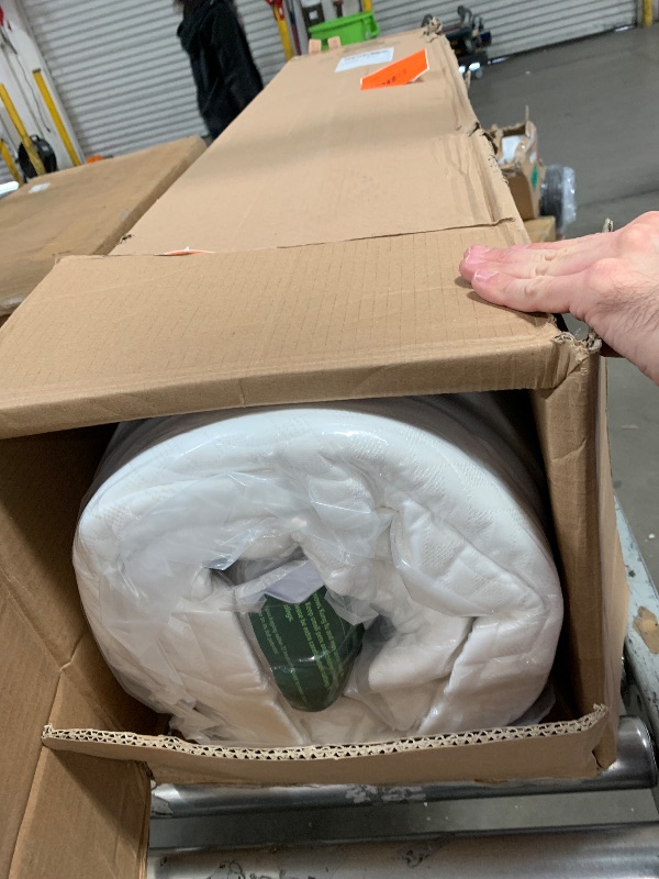 Photo 1 of ZINUS 12 Inch Foam and Spring Hybrid Mattress [New Version], Full, Fiberglass Free, Medium Firmness, Durable Support, Certified Safe Foams & Fabric, Mattress in A Box