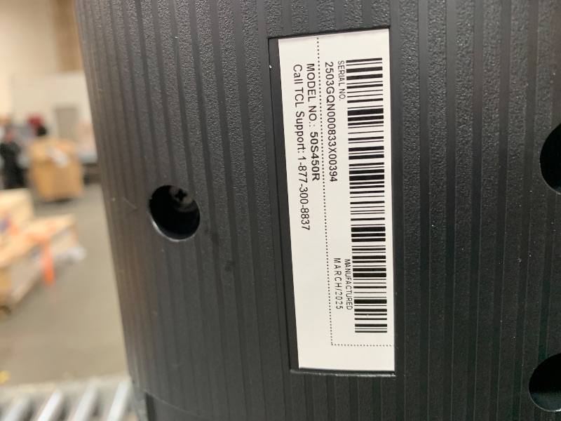 Photo 1 of **************SCREEN DESTROYED, NON-FUNCTIONAL*************

TCL 50-Inch Class S5 UHD 4K LED Smart TV with Fire TV (50S551F