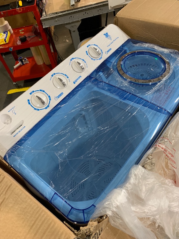 Photo 1 of (see all images) BINMIT Portable Washing Machine 40lbs Capacity Twin Tub Washer and Spinner 24lbs Washer 