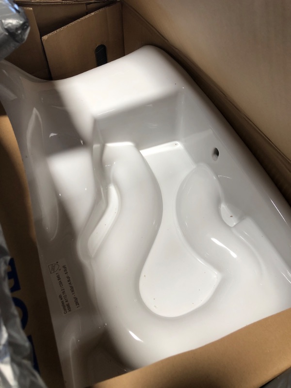 Photo 1 of **CHECK IMAGING FOR PRODUCT**TOTO Drake Transitional Two-Piece Elongated 1.28 GPF TORNADO FLUSH Toilet with CEFIONTECT, Cotton White - CST786CEG#01