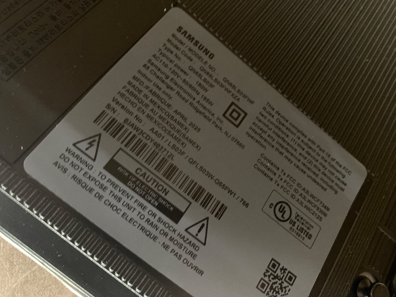 Photo 1 of (Used) (minor damages) SAMSUNG 65-Inch Class The Frame Pro LS03FW 4K Neo QLED Mini LED Smart TV (2025 Model) Modern Frame Design with Wireless One Connect, NQ4 AI Gen3 Processor, Art Mode, Samsung Vision AI, Alexa Built-in