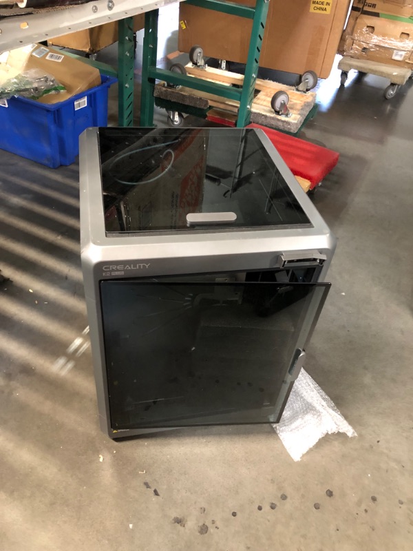 Photo 1 of Creality K2 Plus Combo 3D Printer, Multi Color Printing with New CFS, Max 600mm/s Printing Speed, Full-auto Leveling, Next-Gen Direct Drive Extruder, Dual Al Camera, Build Volume 350 * 350 * 350mm
