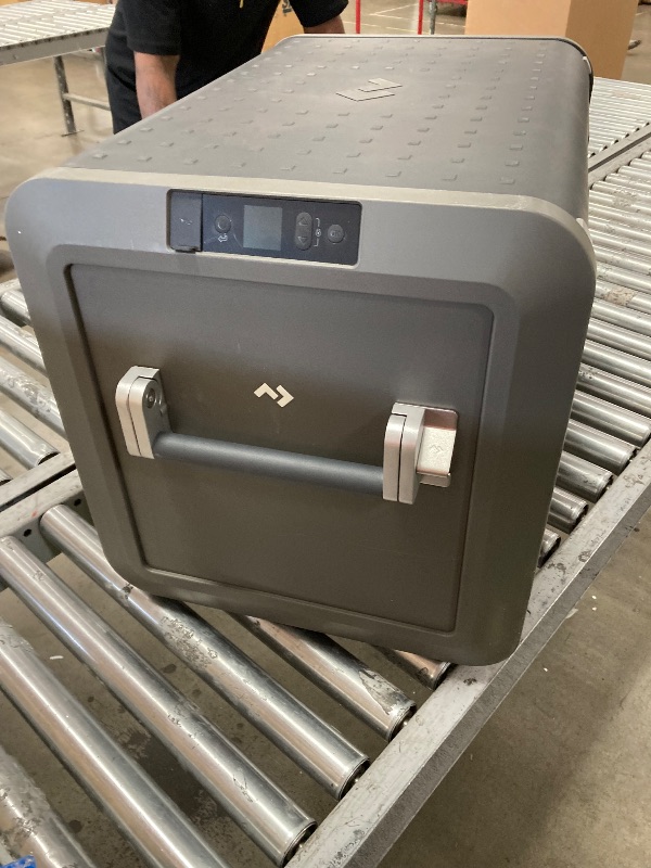 Photo 1 of ***USED - DAMAGED - NO PACKAGING - DOESN'T POWER ON - UNABLE TO TROUBLESHOOT***
Dometic CFX5 55 Liter IM Portable Refrigerator and Freezer, Powered by AC/DC
