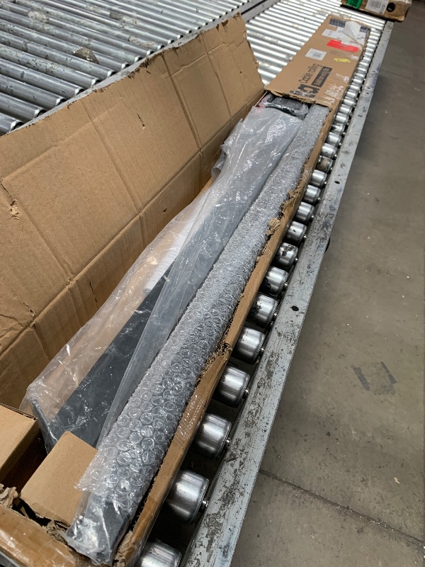 Photo 1 of **box 1 of 2 ONLY** Muzata 3ft-6.5ft Stairway Fit for 25-40 Degree Slope Black Cable Railing System Complete Set 36" Slope Post PR11 Handrail HT10 with Invisible Cable Rail Kit Swageless, RCR1 BA4S