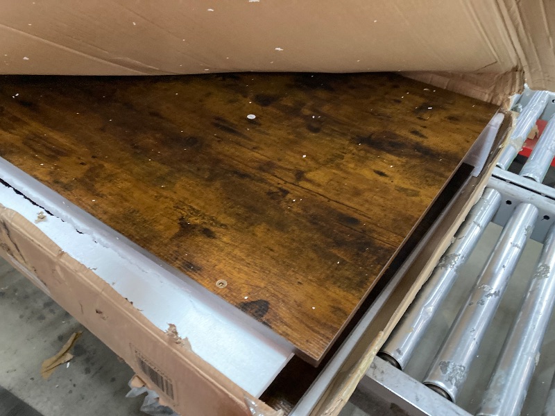Photo 1 of *** SOLD FOR PARTS ONLY, IMPARTIAL SET *** Lyromix 71'' Dog Crate Furniture for 2 Large Medium Dogs, XXL Wooden Indoor Double Crate Kennel Cage Large Breed with Door, TV Stand End Table with Divider, No Cushion,Brown