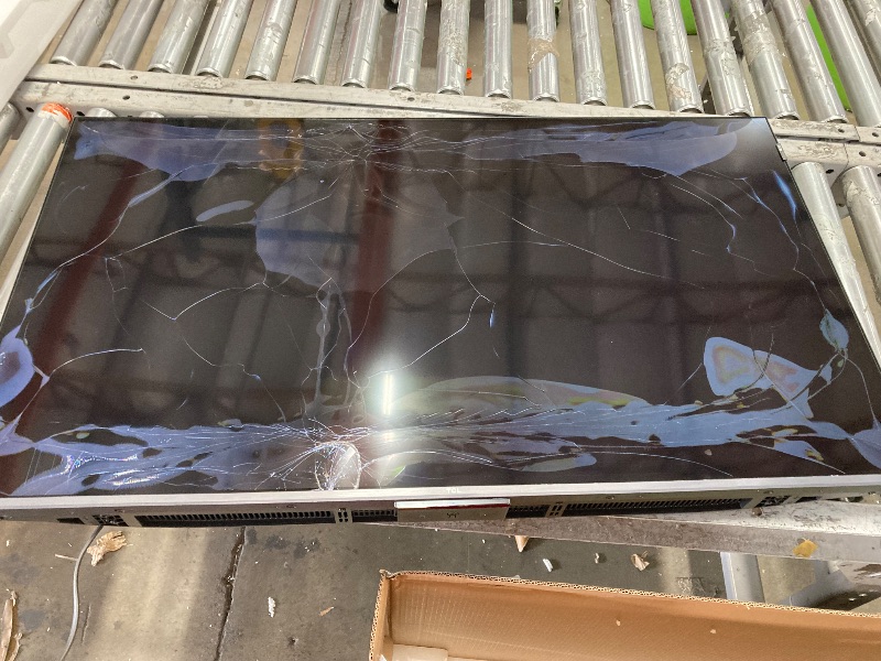 Photo 1 of **SMASHED SCREEN FINAL SALE**TCL 43-Inch Q65 QLED 4K UHD Smart TV with Google TV (43Q651G, 2024 Model) Dolby Vision, Dolby Atmos, HDR Pro+, Game Accelerator Enhanced Gaming, Voice Remote, Works with Alexa, Streaming Television