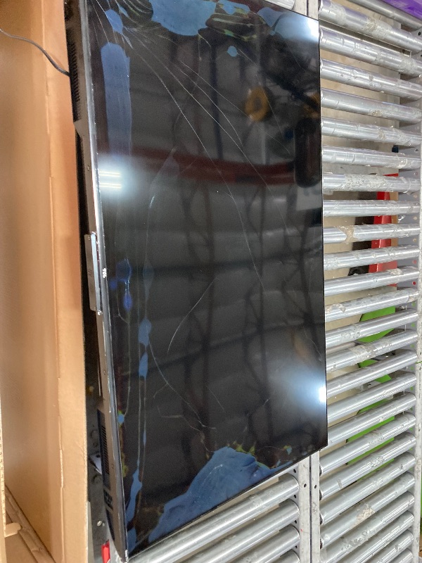 Photo 1 of **SMASHED SCREEN FINAL SALE**TCL 50-Inch Class S4 4K LED Smart TV with Roku TV (50S450R, 2023 - Model), Dolby Vision, HDR, Dolby Atmos, Works with Alexa, Google Assistant and Apple HomeKit Compatibility, Streaming UHD Television