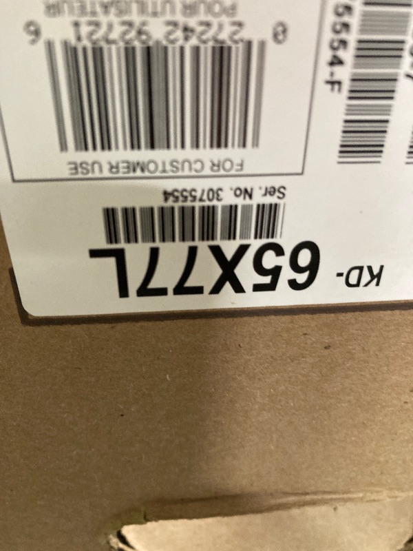 Photo 1 of **SMASHED SCREEN FINAL SALE **Sony 65 Inch 4K Ultra HD TV X77L Series: LED Smart Google TV KD65X77L- Latest Model, Black