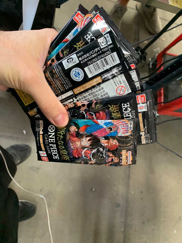 Photo 1 of **************ONLY INCLUDES 14 PACKS, WHICH HAVE BEEN OPENED************

Bandai OP-09 One Piece The New Emperor Card Game Booster Box - 6 Cards per Pack - 24 Packs