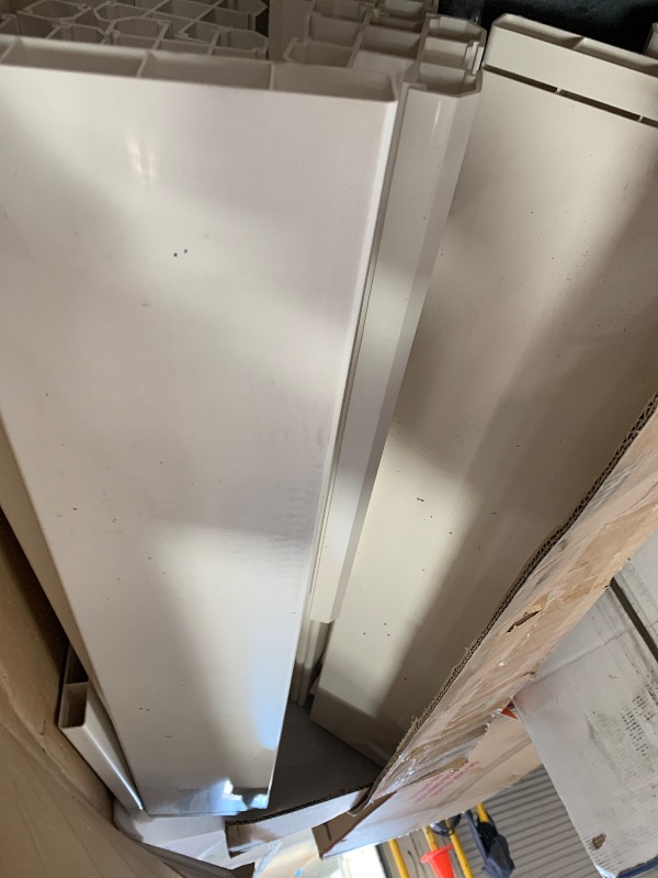 Photo 1 of Whelping Box for Dogs,Whelping Box with Pig Rails and Waterproof Whelping Pad,76 * 38 * 18in 2 Rooms Whelping Box with Adjustable Height Door ID Collars for Large Medium Small Dogs