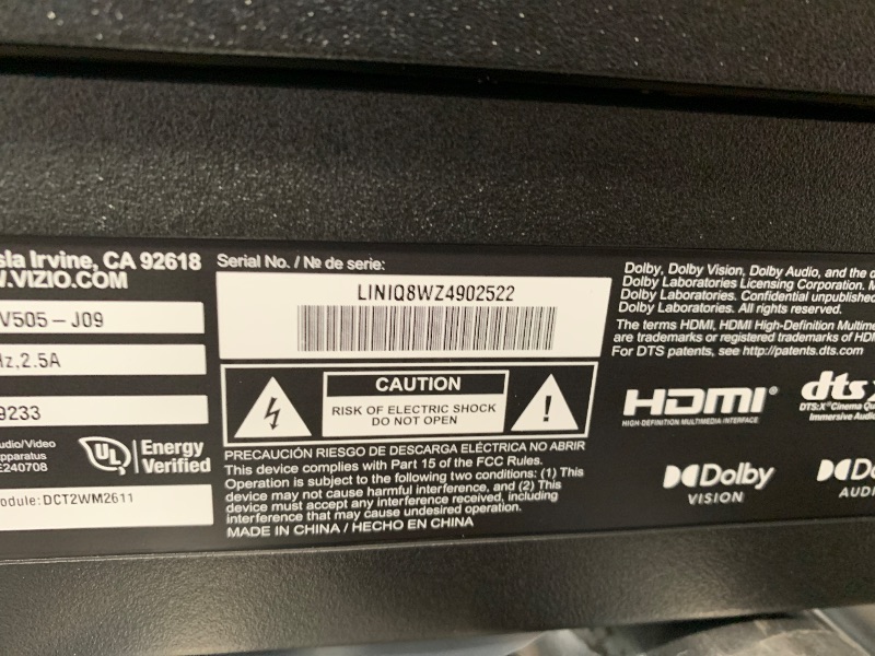 Photo 1 of ******************HEAVY DAMAGE, NON-FUNCTIONAL, FINAL SALE********************

VIZIO 50-Inch V-Series 4K UHD LED Smart TV with Voice Remote, Dolby Vision, HDR10+, Alexa Compatibility, 2022 Model