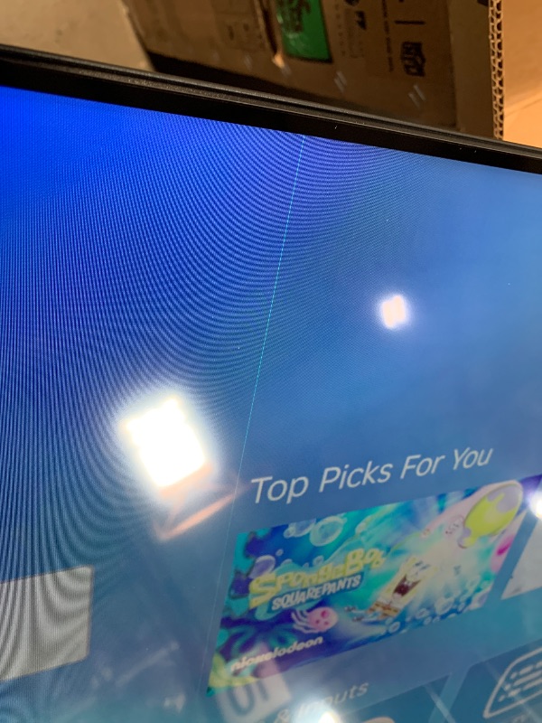 Photo 1 of *************HAS A THIN VERTICAL LINE OF DEAD PIXELS*************

TCL 50-Inch Class S4 4K LED Smart TV with Roku TV (50S450R, 2023 - Model), Dolby Vision, HDR, Dolby Atmos, Works with Alexa, Google Assistant and Apple HomeKit Compatibility, Streaming UHD