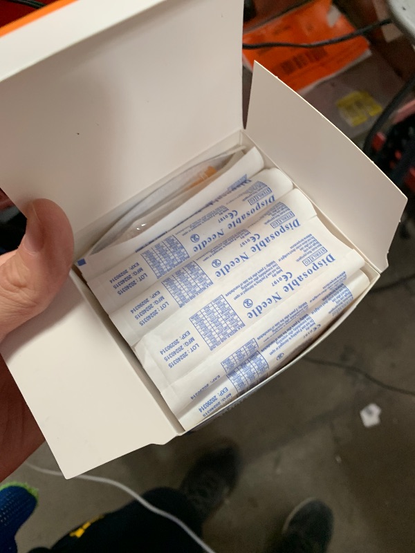 Photo 1 of 100Pack 25G 5/8" Sterile Disposable Injection Needle for Lab Measuring Dispensing Needle Accessories