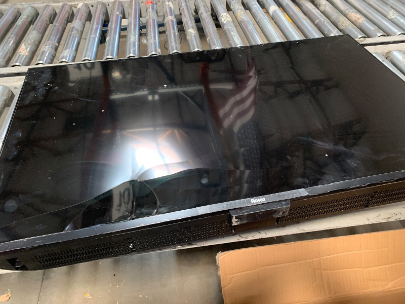 Photo 1 of ***************SCREEN DESTROYED, NON-FUNCTIONAL, FINAL SALE******************

Roku Smart TV – 43-Inch Select Series 4K HDR RokuTV with Roku Enhanced Voice Remote, Brilliant 4K Picture, Automatic Brightness, & Seamless Streaming – Live Local News, Sports,