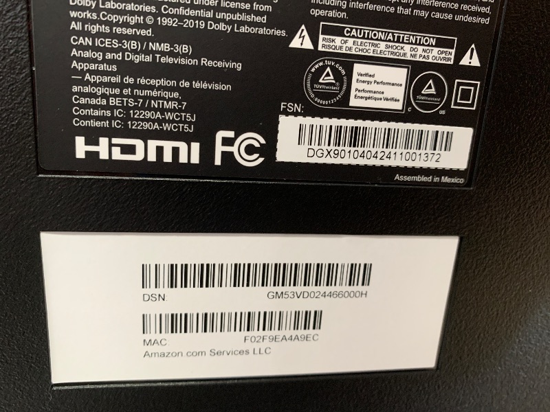 Photo 1 of ******************Roku Smart TV 2025 – 55-Inch Select Series, 4K HDR TV – Roku TV with Enhanced Voice Remote – Flat Screen LED Television with Wi-Fi for Streaming Live Local News, Sports, Family Entertainment