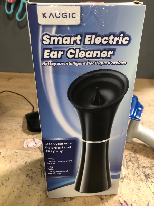 Photo 1 of (Does not hold charge)KAUGIC Upgraded Ear Wax Removal with One-Piece Waste Tank, Safe Ear Cleaner with Water Temperature Sensor, FSA 