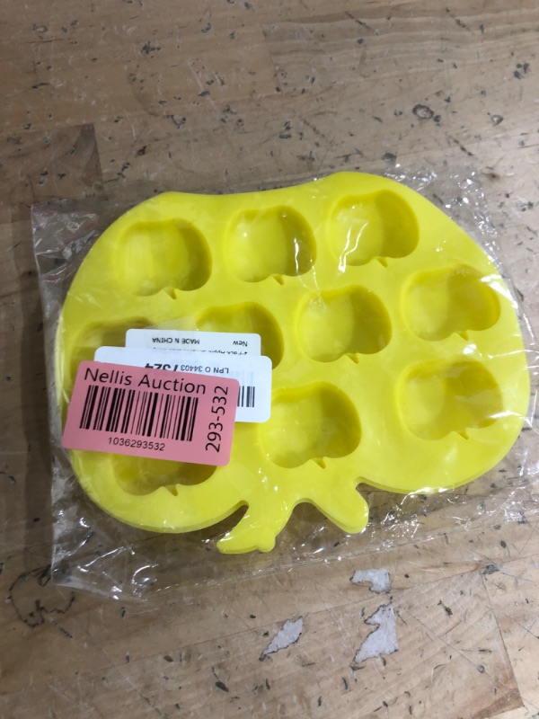 Photo 1 of 2-Pack Apple Silicone Molds - MoldFun Apple Mold for Chocolate, Cupcake topper, Jello, Candy, Gummy, Ice Cube, Cookie, Muffin, Mini Soap