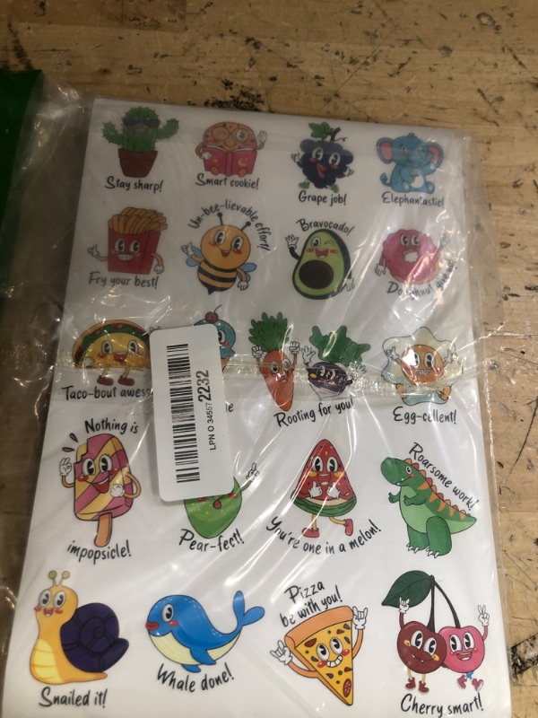 Photo 1 of 800PCS Punny Teacher Sticker for Student, D-FantiX Motivational Reward Stickers for Kids Classroom, Must Have Essentials for Teachers Elementary, Positive Encouragement Stickers Home School Supplies