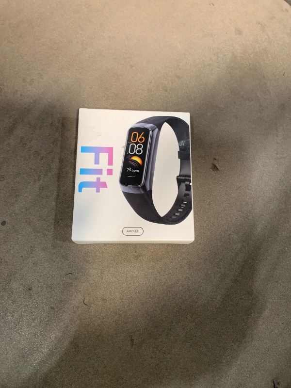 Photo 1 of Fitness Tracker with Step Counter/Calories/Stopwatch, Activity Tracker, Health Tracker with Heart Rate Monitor, Sleep Tracker,1.10''AMOLED Touch Color Screen, Pedometer Watch for Women Men