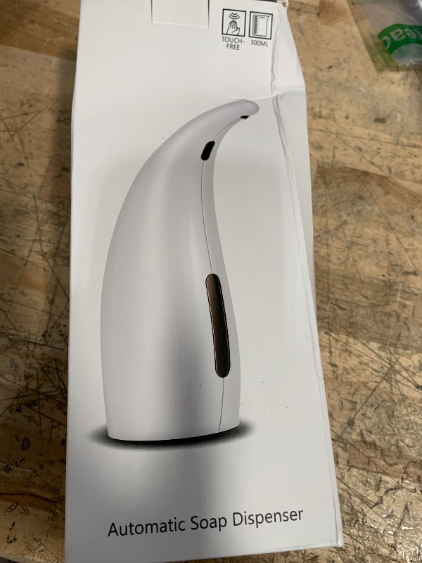 Photo 1 of Automatic Soap Dispenser with Infrared Sensor - Adjustable 4-Level Touchless Hand Soap for Kitchen Sink, Bathroom - Battery Operated Electric Dispenser, Durable Plastic, Smart Soap Holder