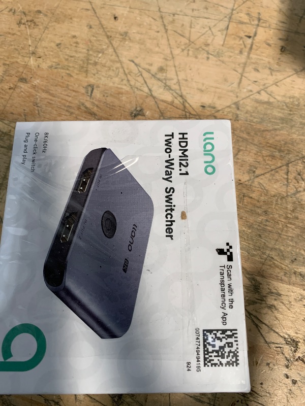 Photo 1 of llano HDMI 2.1 Switch 8K HDMI Switcher, 4K@120Hz HDMI Bidirectional Switcher Splitter Supports 8K@60Hz, Aluminum HDMI Switcher Selector for PS4/PS5 Xbox Roku Apple TV Fire Stick Sony TV