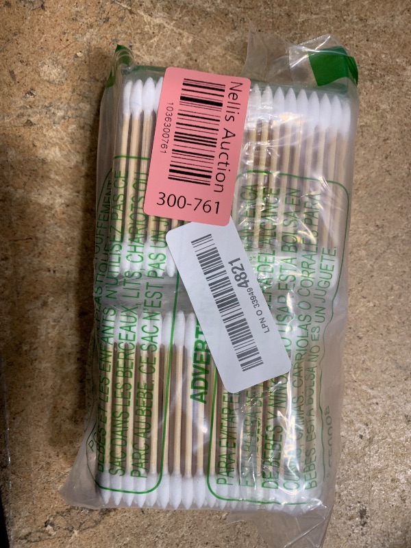 Photo 1 of 1200pcs Precision Tip Cotton Swabs for Makeup, Bamboo Sticks and Double Pointed